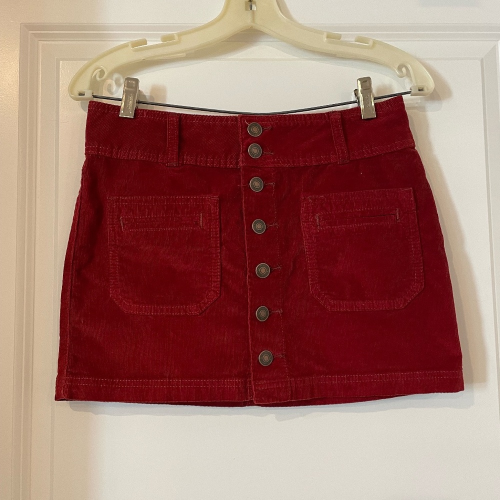We the Free -- Free People -- Burgundy Red Skirt -- Size 25